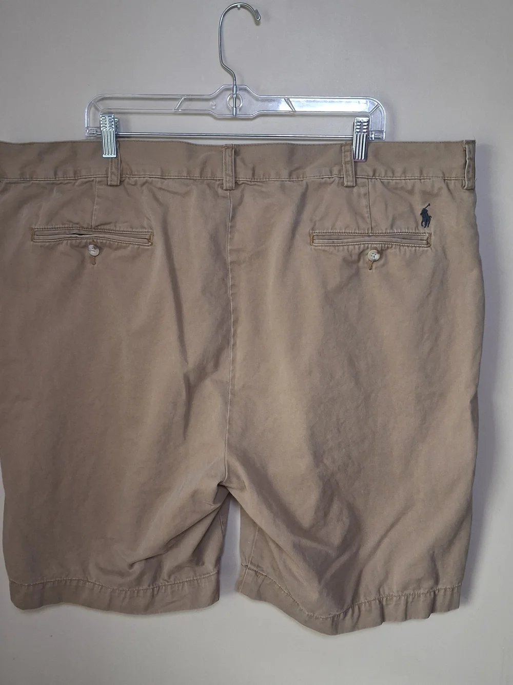 Polo By Ralph Lauren Men's Khaki Shorts; Size 44B; 100% Cotton